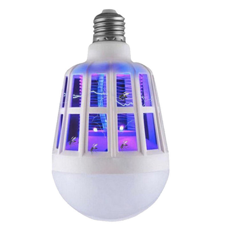 ZICLONEN Household Mosquito Repellent Machine Bulb Electric Insect Flies Killer Lamp Anti Moustique Lamp Fly Kill Bulb