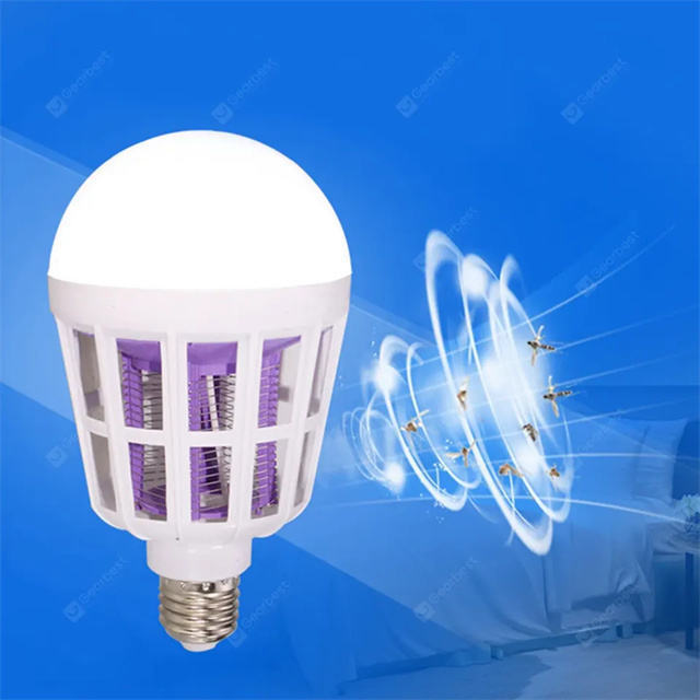 ZICLONEN Household Mosquito Repellent Machine Bulb Electric Insect Flies Killer Lamp Anti Moustique Lamp Fly Kill Bulb