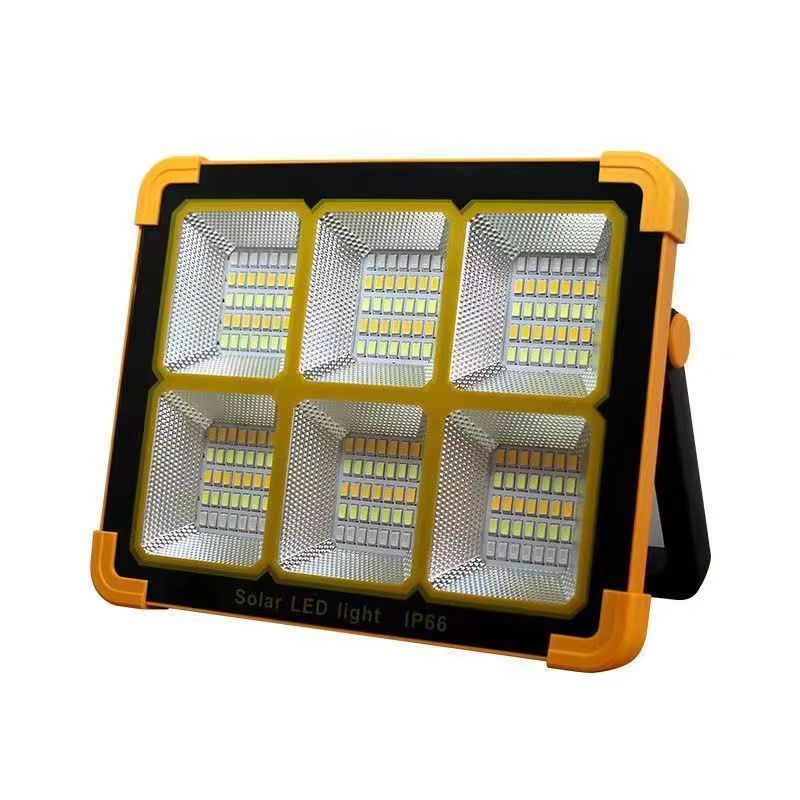 Rechargeable Solar LED  Work Light Outdoor Portable LED Spotlight Rechargeable Floodlight  Waterproof  Wall Light