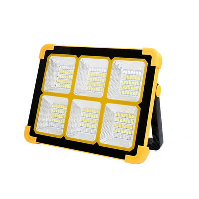 Rechargeable Solar LED  Work Light Outdoor Portable LED Spotlight Rechargeable Floodlight  Waterproof  Wall Light