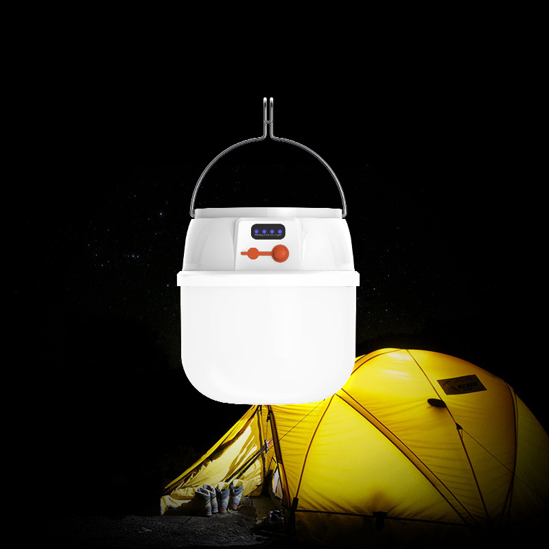 Portable USB rechargeable powered led camping light outdoor tent lantern lamp portable collapsible hanging small camping lantern