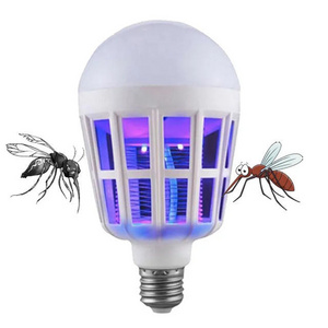 E27 B22 Anti Insect Trap Pest Control Bug Zappers Electric Led Mosquito Killer Lamp Electric Power AC110-240V White