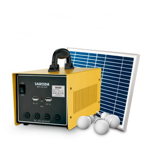 100w MINI Portable solar energy power system solar generator kit WITH panel sla battery