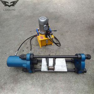 Portable hydraulic track link pin press for excavator and bulldozer