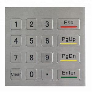 metal ATM membrane keypad with function keys