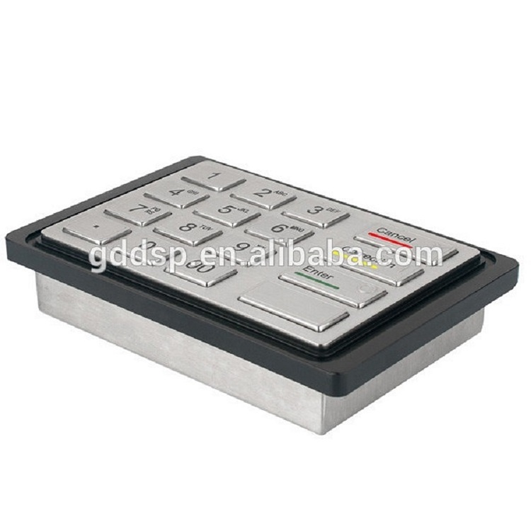 16 key metal membrane usb switch keypad 4x4 waterproof industrial numeric mechanical backlight keypad