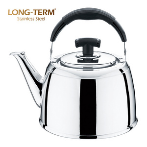 L3143 S/S 201 Black Bakelite Handle Whistle Kettles Stainless Steel  Whistling Tea Kettle