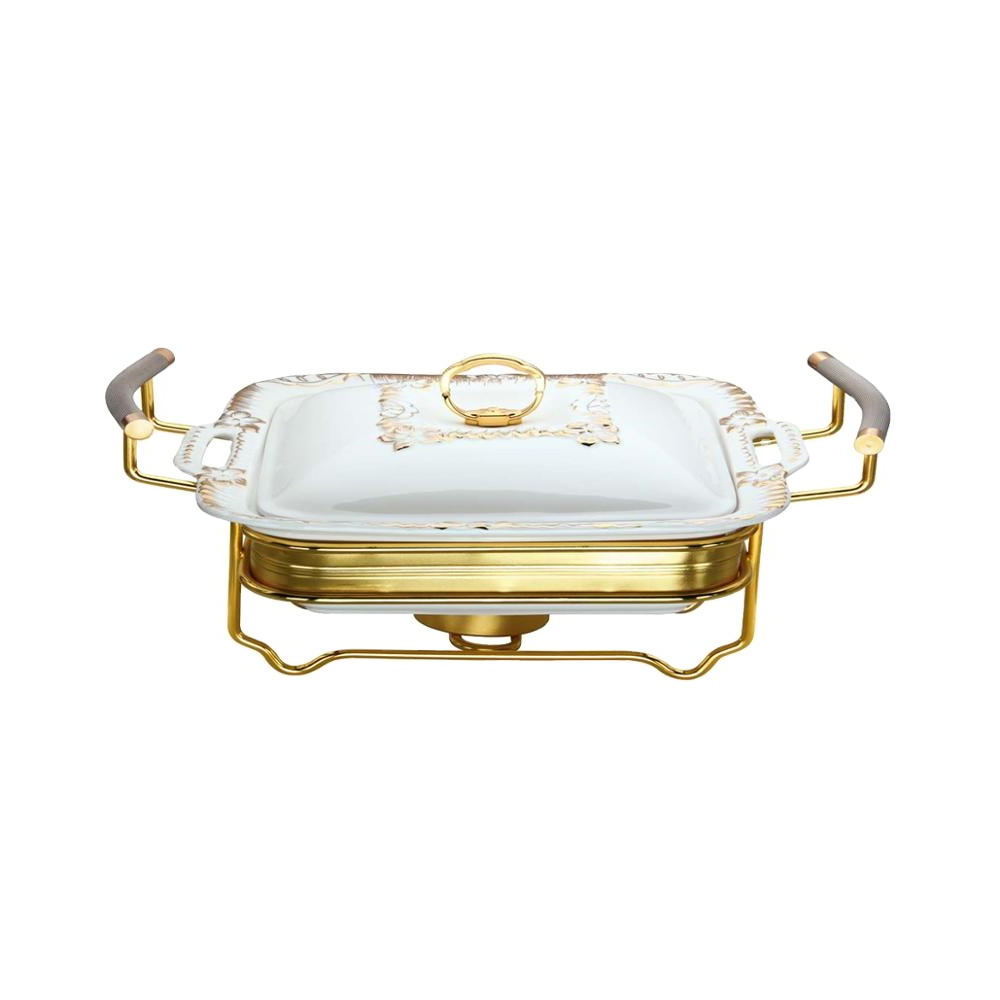 L4602 Restaurant hotel utensils new brass chafing dish stainless steel chafing dish