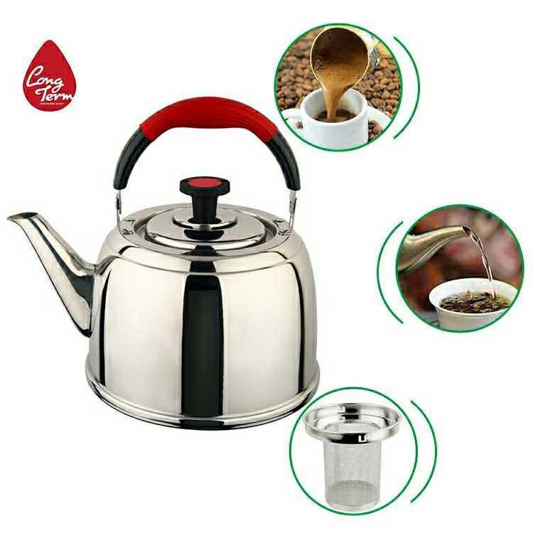 camping tea kettle taiwan design set pot taiwan best quality 3L stove top stainless steel camping tea kettle