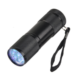 Mini LED Flashlight Aluminum 9 LED Bulbs Super Bright Keychain Torch Pocket Flashlights