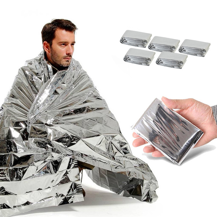 Camping Mylar Emergency Blanket Outdoor Rescue Blanket Survival Space Foil Emergency Blanket