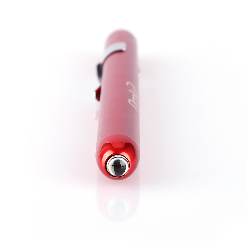 Customized Logo Battery Operated Medical Led Yellow Light Penlight Pen Torch