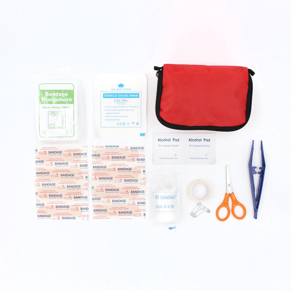 Custom Logo Medical Emergency Trauma Mini Basic Small Novelty First Aid Kit For Gift