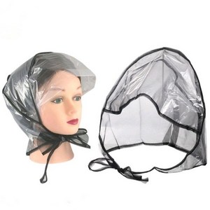 Waterproof Rain Bonnet Hat with Full Cut Visor Netting Stay Dry Rain Protection