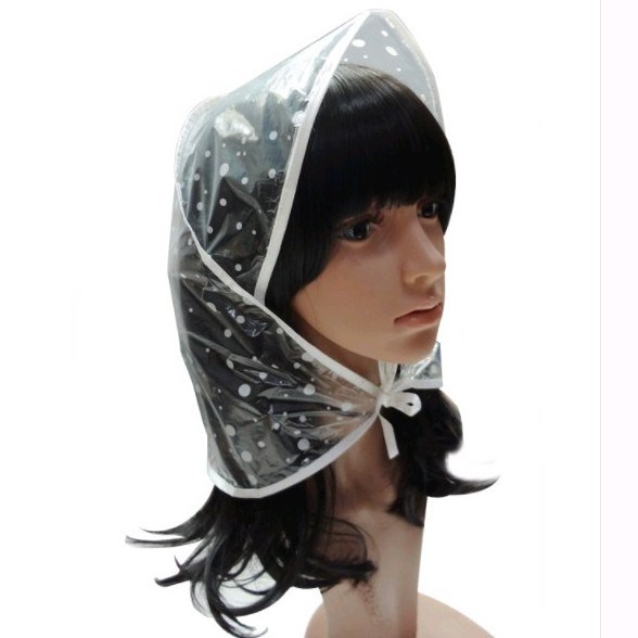 Waterproof Rain Bonnet Hat with Full Cut Visor Netting Stay Dry Rain Protection