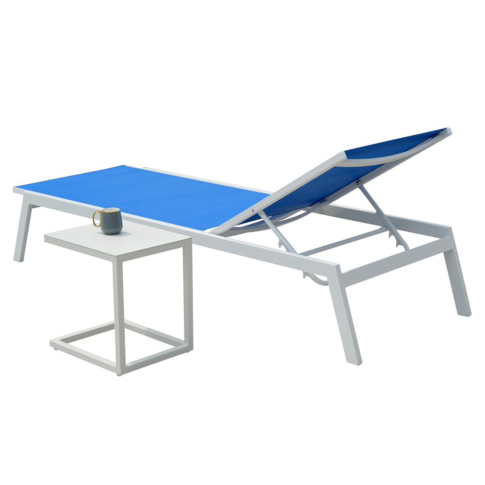 Factory Price Outdoor Swimming Pool Beach Chair Aluminum Folding Chairs Indoor Adjustable Customized Chaise Sun Loungers