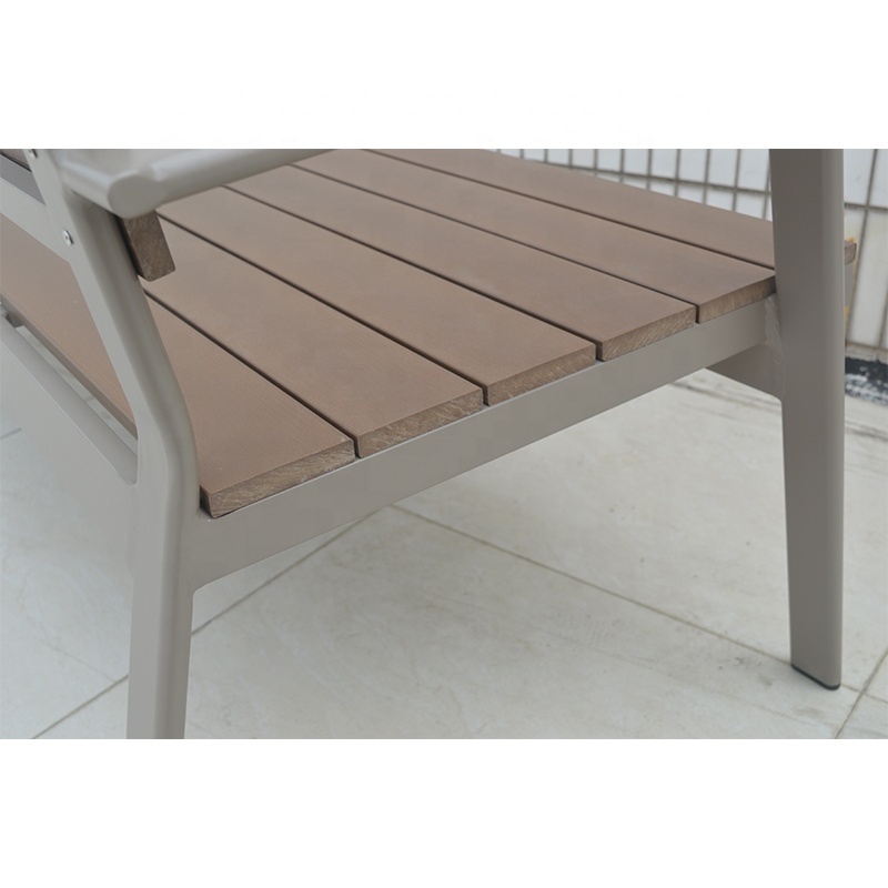 Foshan Outdoor Corner Seating Garden Patio Park Out Side High Back Teak Wood Benches