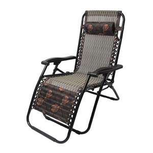 Foldable Bench Camping Bench Lounge Chair Outdoor Metal Folding Sea Sun Chair