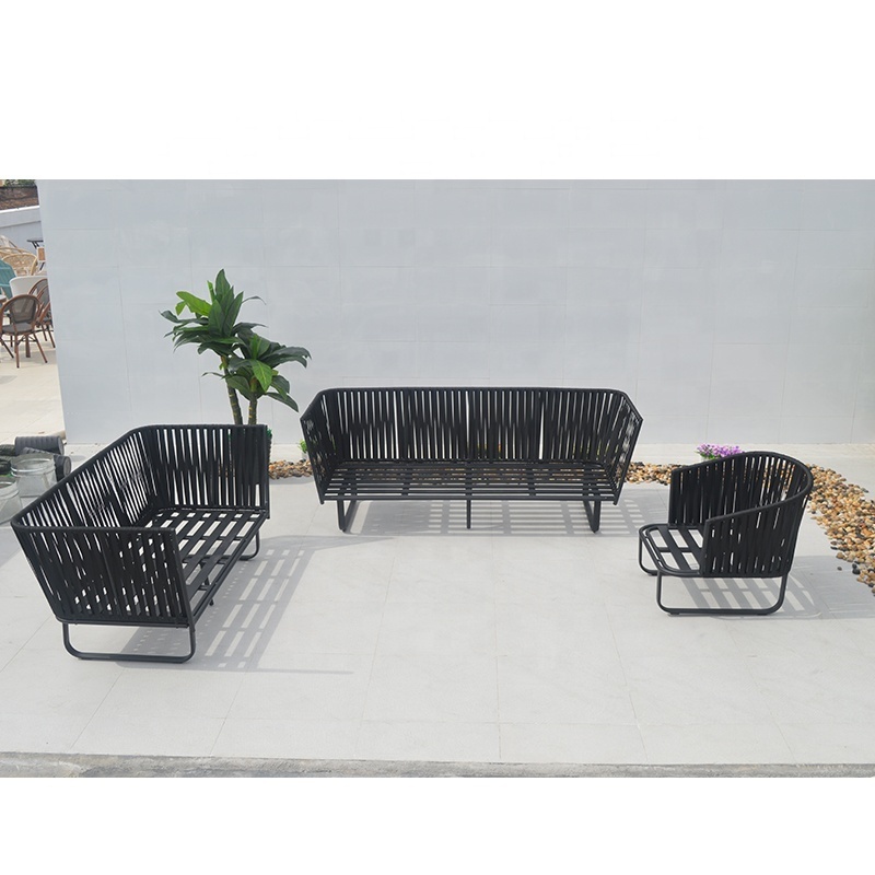 Garden Patio Furniture Set Hotel Outdoor Rope Sofa Sectional