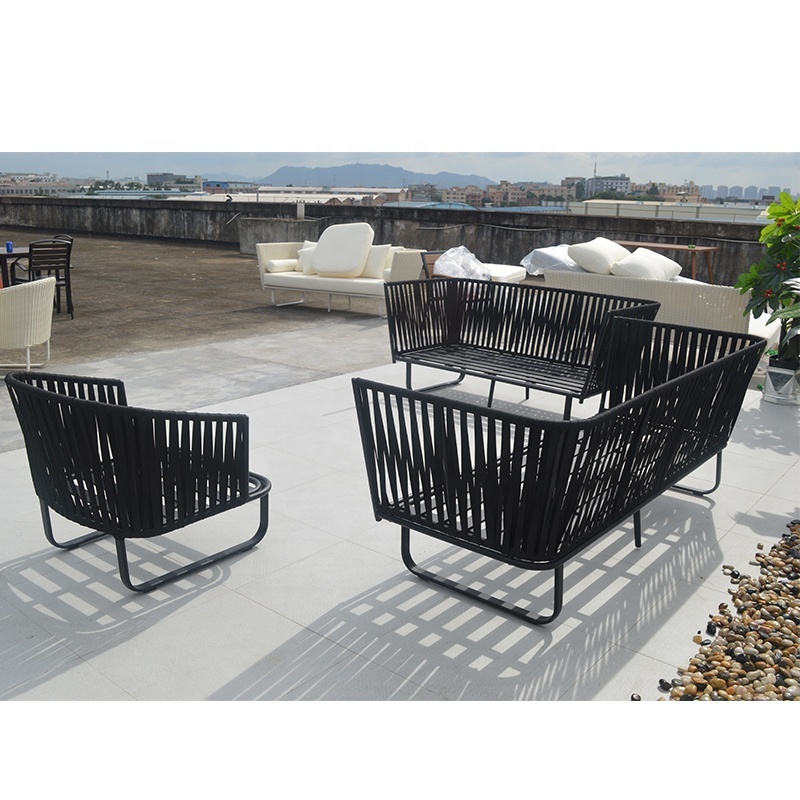 Garden Patio Furniture Set Hotel Outdoor Rope Sofa Sectional