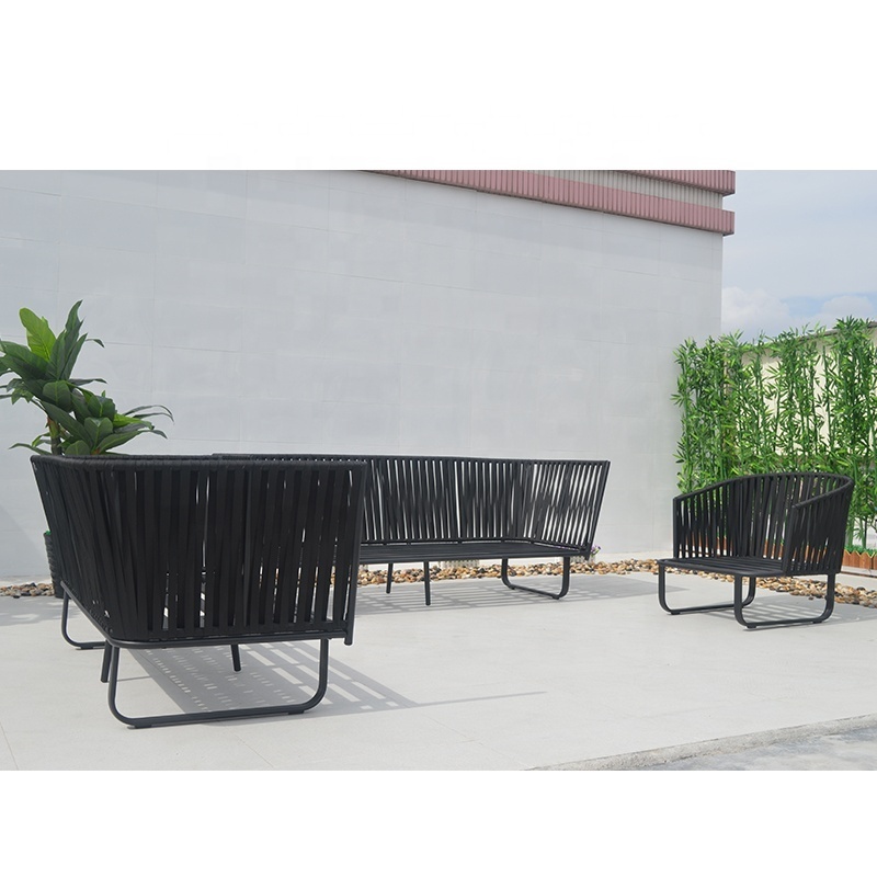 Garden Patio Furniture Set Hotel Outdoor Rope Sofa Sectional