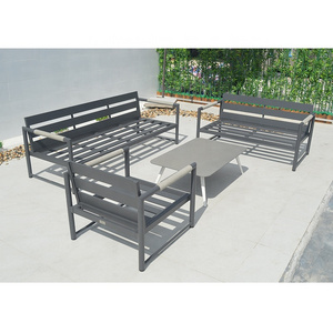 Chair Aluminum Outdoor Garden Rattan Furniture Sofa Set Rope Furniture Set Outdoor Modular Sectional