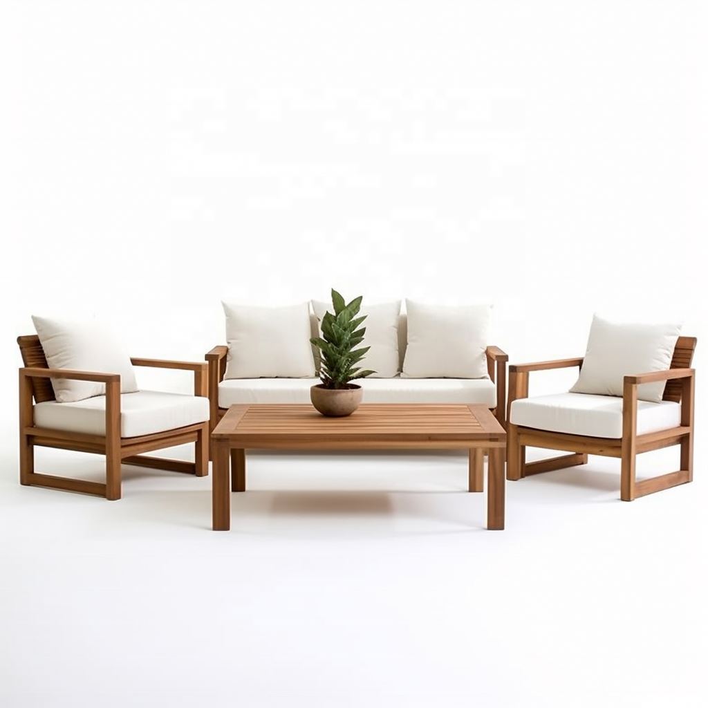 Outdoor Furniture Garden Teak  Sofa Set Furniture Sofa Set