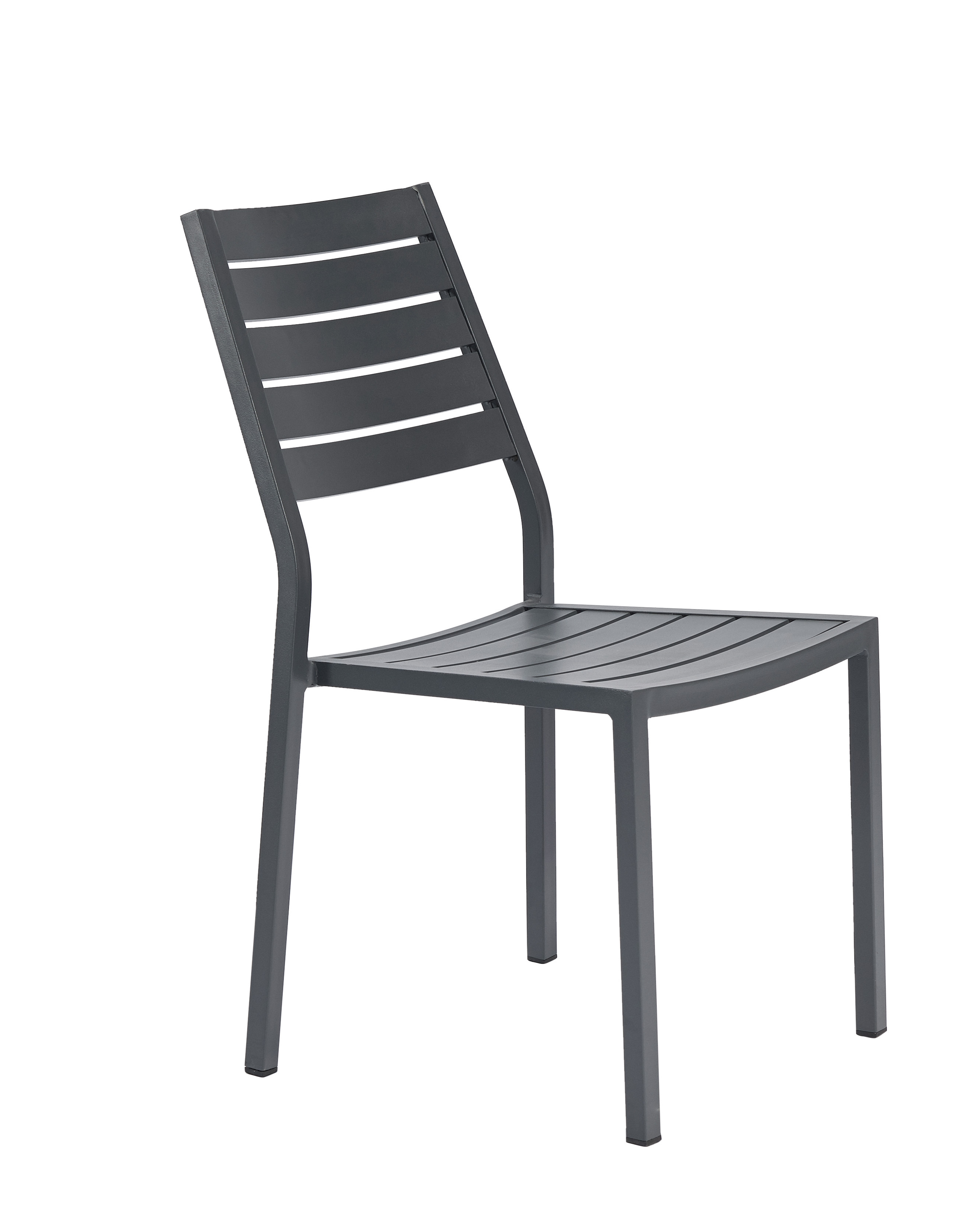 Outdoor Family Stackable Sling Chair Aluminum Dining Patio Garden Chairs