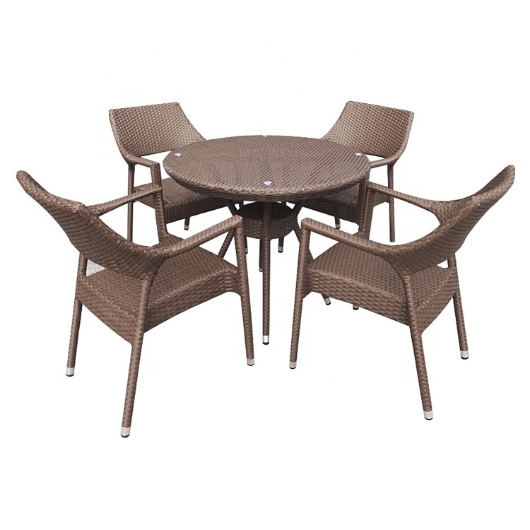 Modern Garden Dining Furniture Set Outdoor Grey Fabric Coffee Tables And Chairs Outdoor Garden Furniture Sets