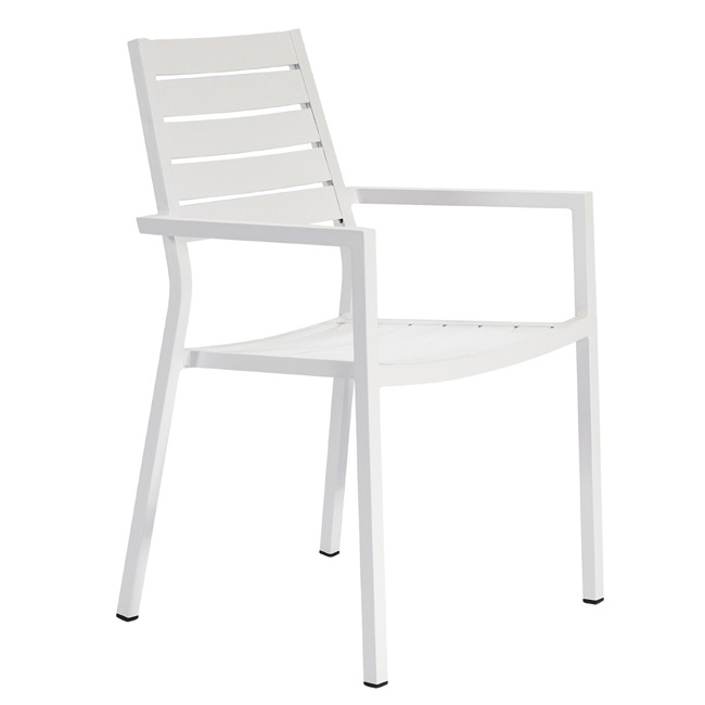 Outdoor Family Stackable Sling Chair Aluminum Dining Patio Garden Chairs