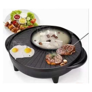 36 BBQ Hot selling square electric cooker healthy kitchen nonstick pot ware electric caldron for dormitory