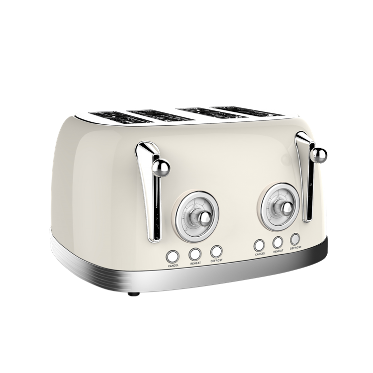 New style 4 slice manual toaster with control cancel button bread toaster