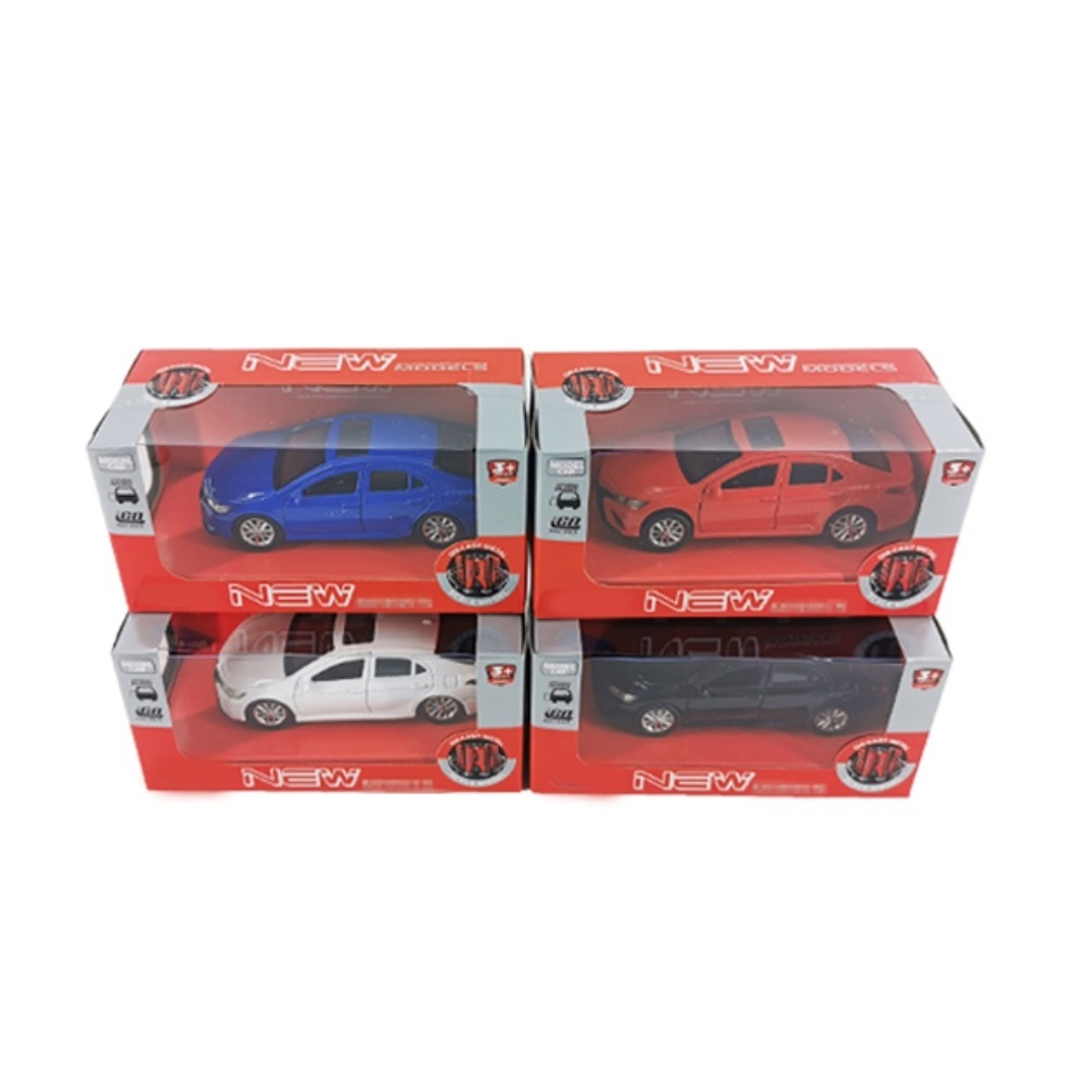 4 Assorted Pull Back Authorized Toyotaed Camryed Car Model Toy 1 40 Scale Diecast Car For Boys & Girls