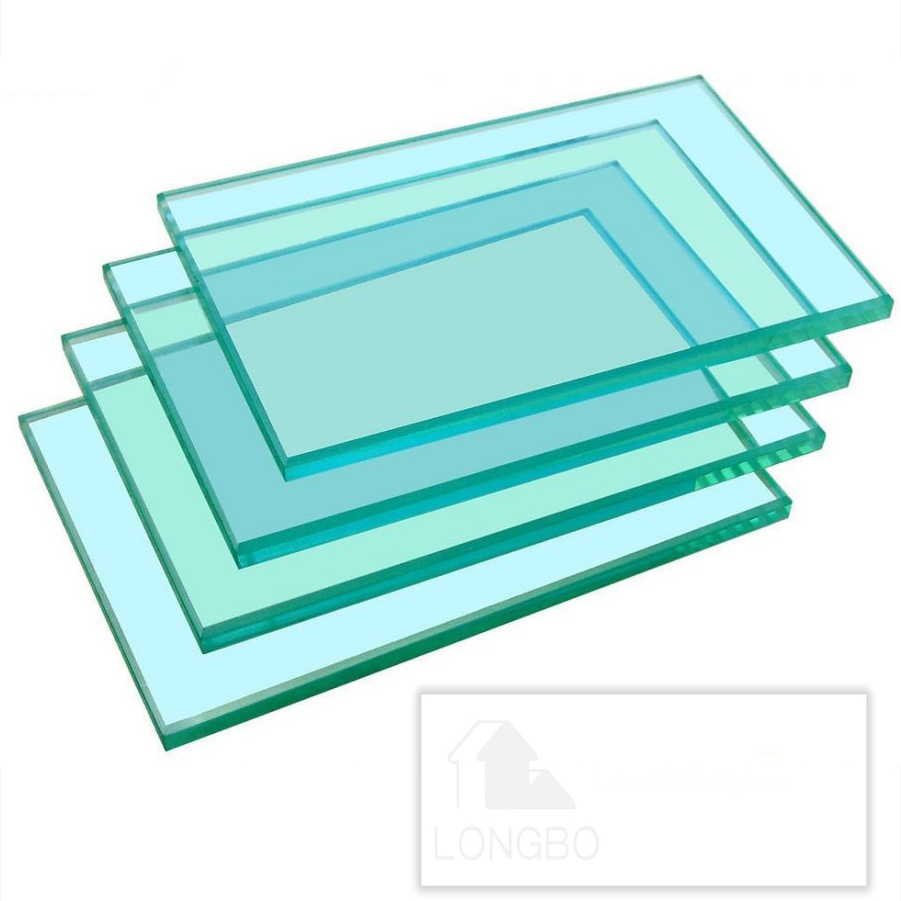 For construction unbreakable double laminated glass 16 mm tempered clear annealed laminated glass