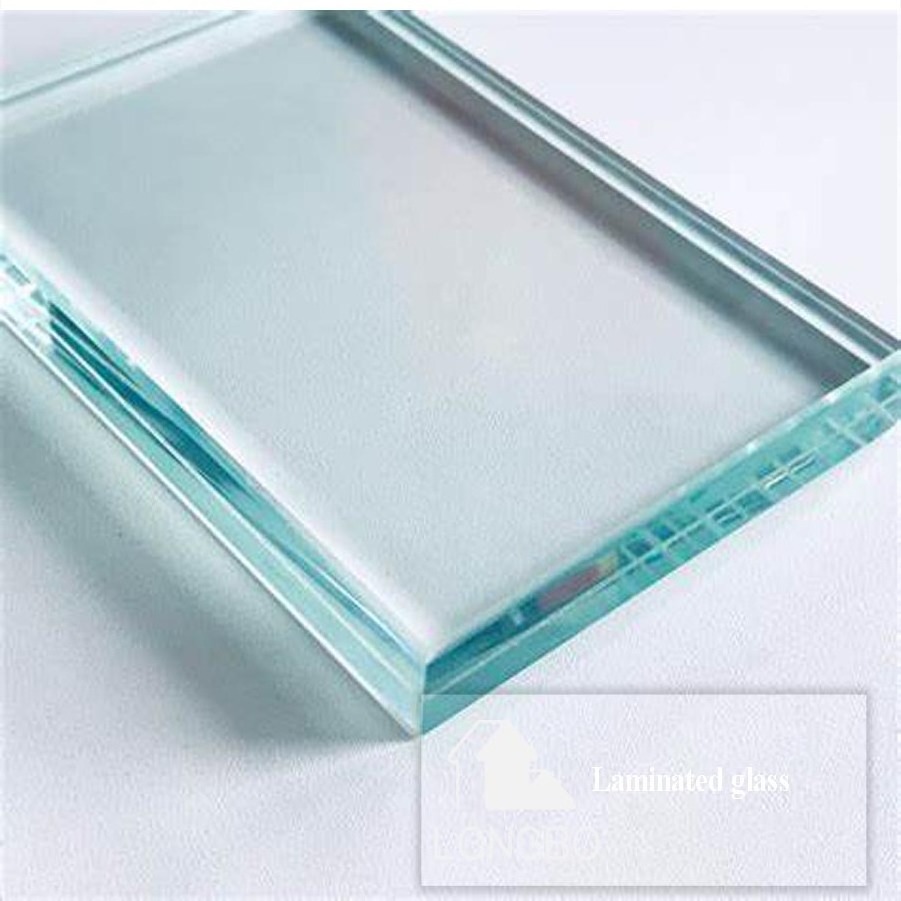 For construction unbreakable double laminated glass 16 mm tempered clear annealed laminated glass