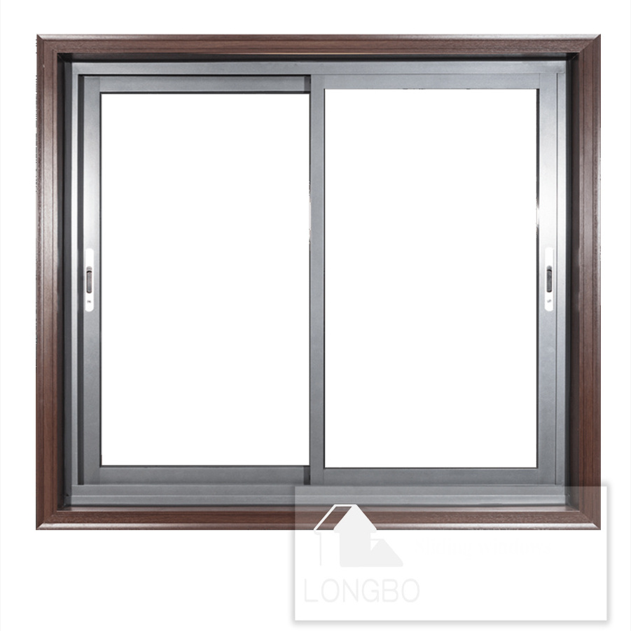 China frame glass windows with cheap price office sliding glass windows balcony grill black aluminium louvre sliding windows