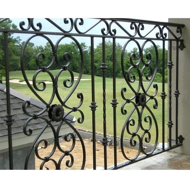 Top-selling modern wrought iron window guard