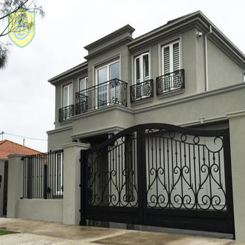 Latest main garden gates modern luxurious double door design wrought iron driveway gate for house