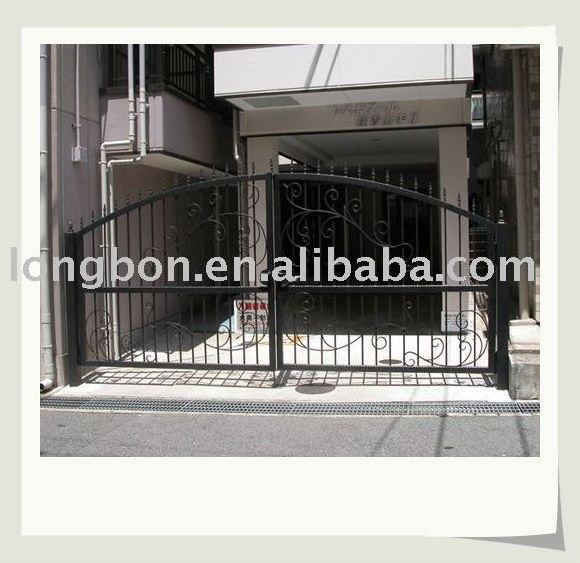 Beautiful and cheap driveway used wrought iron door gates