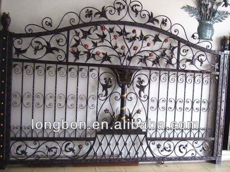 Strong quality china factory iron gate design from nigeria