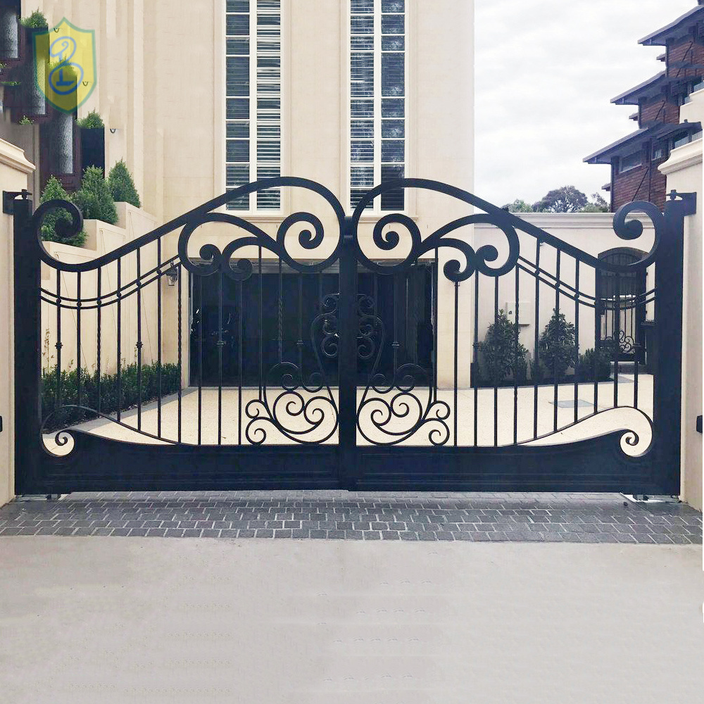 Latest main garden gates modern luxurious double door design wrought iron driveway gate for house