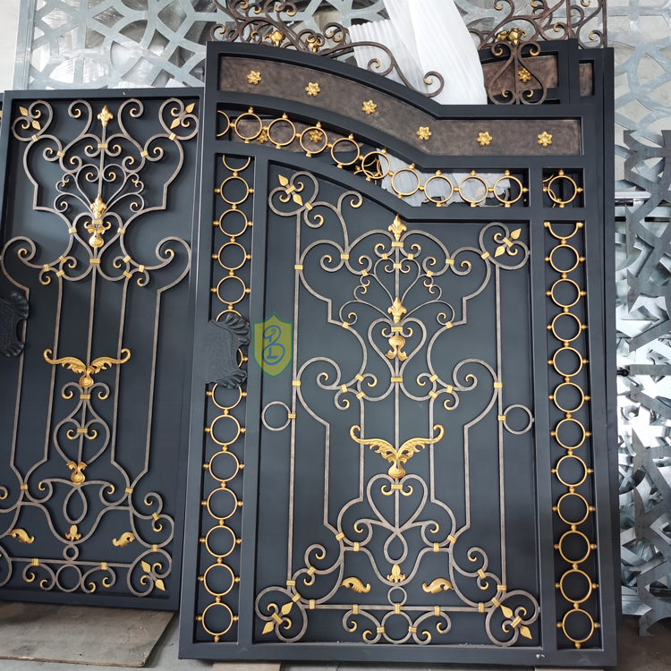 cheap cast iron swing gate design