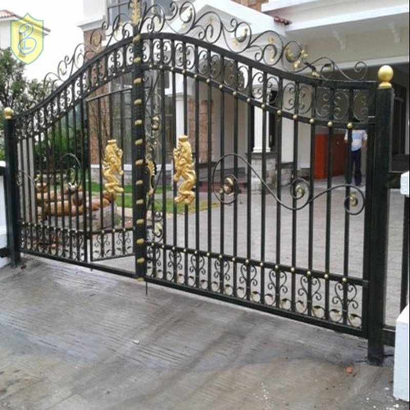 cheap cast iron swing gate design