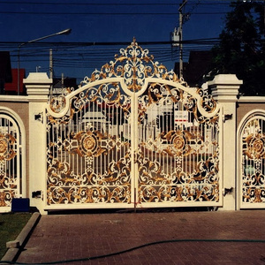 cheap cast iron swing gate design