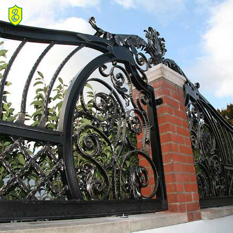 Modern steel fence design philippines used garden fencing iron fence for backyard