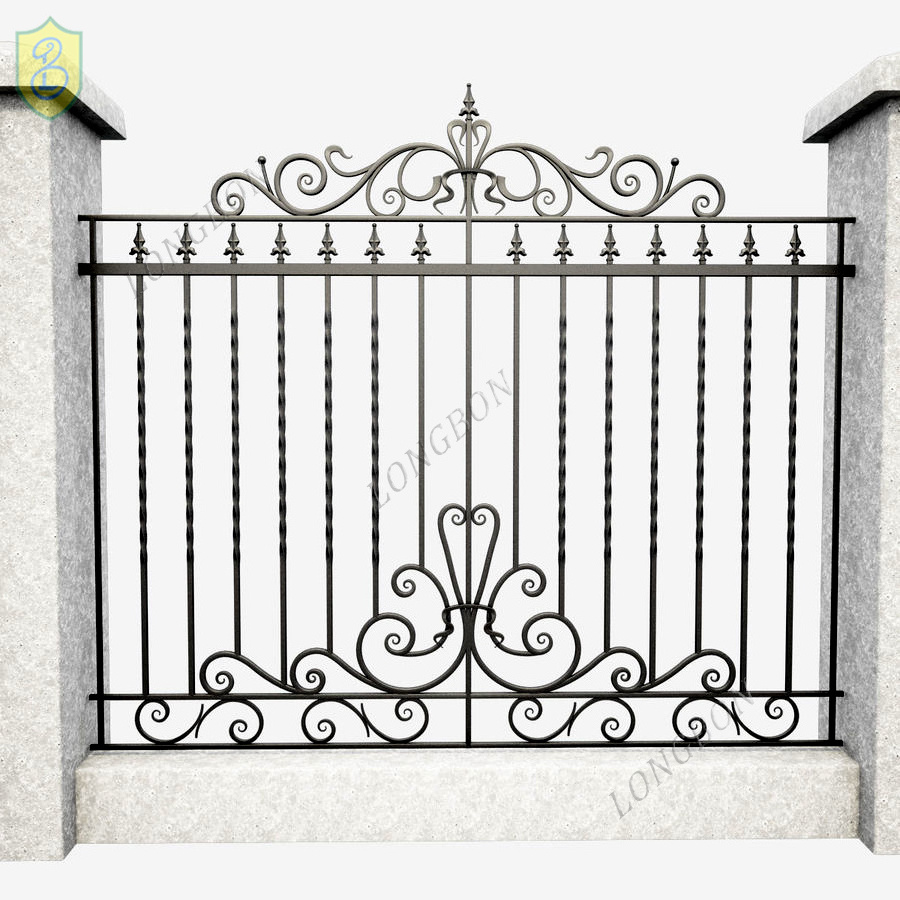 Top-selling modern iron craft fence for garden