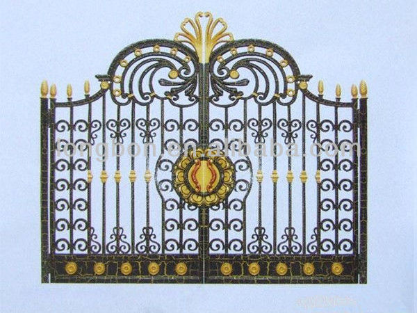 Strong quality china factory iron gate design from nigeria