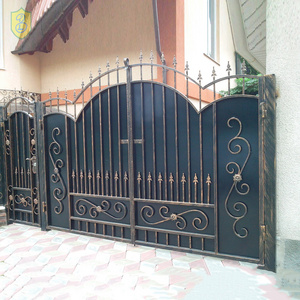 Latest Tubular Square Pipe For Front Home House Grill Sliding Single Main Door Iron Gate Designs