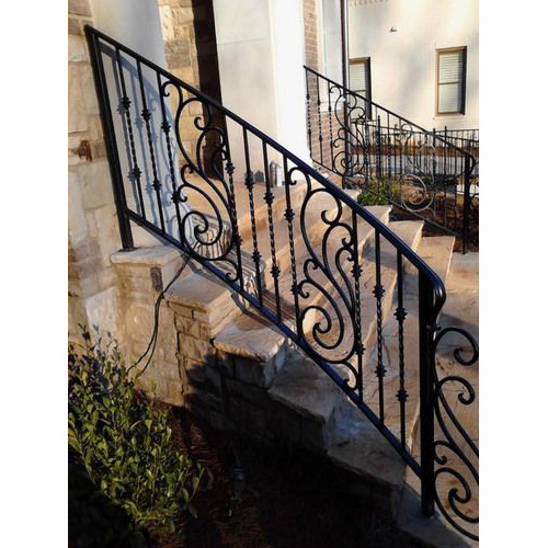 Railings Forged Iron Top-selling Modern Stair Railings / Handrails Wall Guangzhou LB-I-H-0098 Traditional Ship or Air Longbon