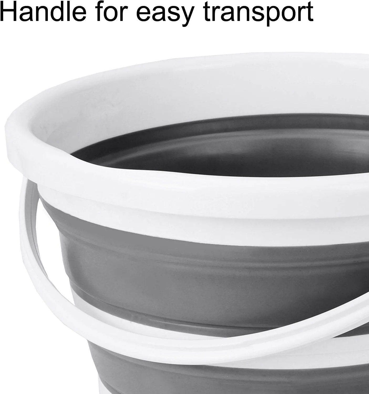 Outdoor Car Washing Tub Plastic Foldable Portable Camping Beach Sand Water Pot Cleaning Bucket Mop Buckets for Household